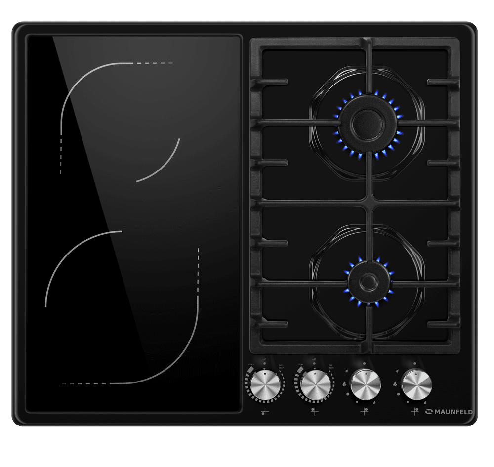 Комбинированная варочная панель MAUNFELD EEHE.642VC.3CB/KG