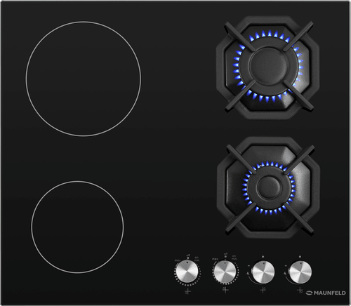 Комбинированная варочная панель MAUNFELD EEHG.642VC.2CB/KG
