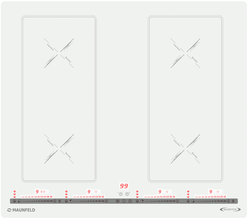 Индукционная варочная панель MAUNFELD CVI594SB2BGA Inverter