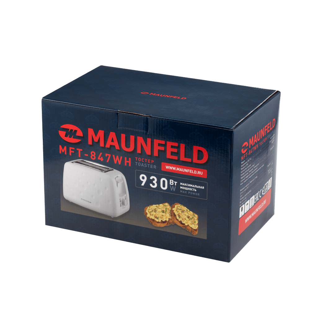 Тостер MAUNFELD MFT-847WH