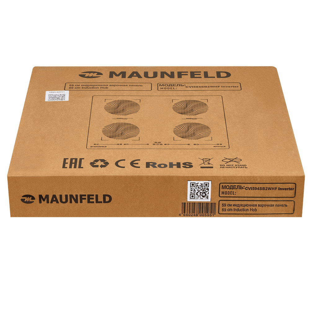 Индукционная варочная панель MAUNFELD CVI594SB2WHF Inverter