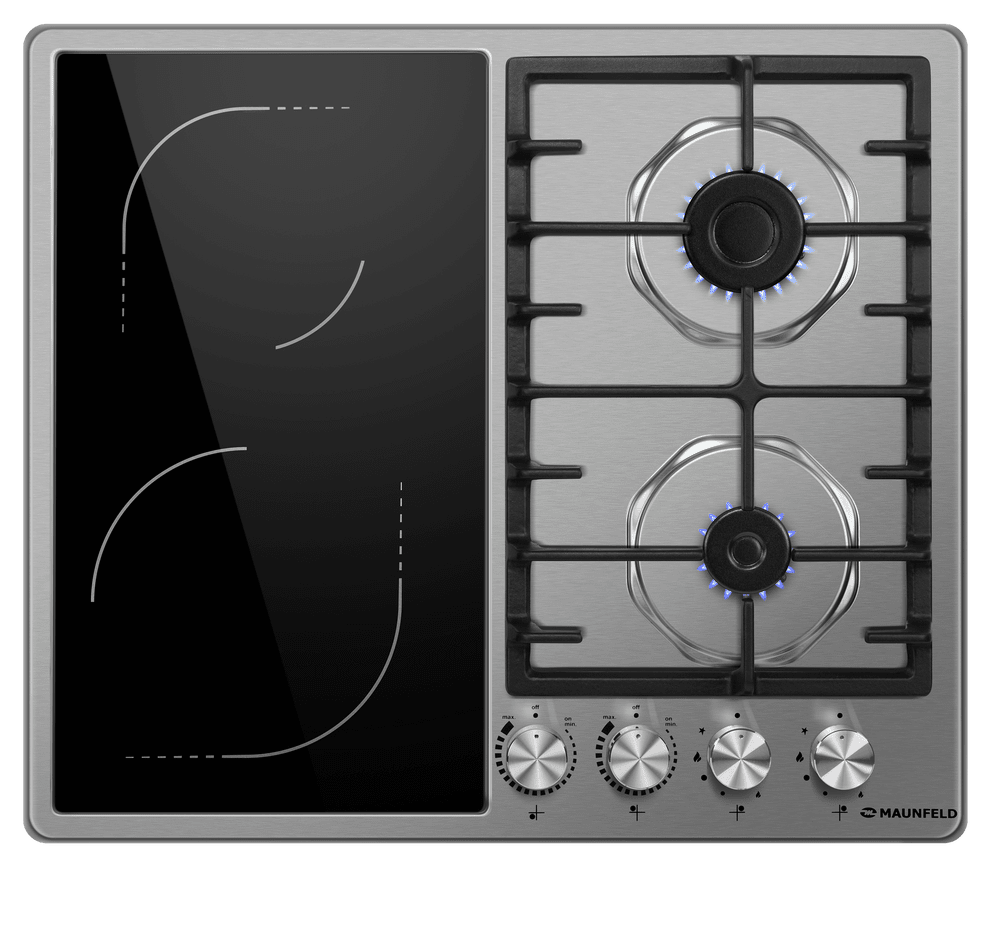 Комбинированная варочная панель MAUNFELD EEHS.642VC.3CS/KG