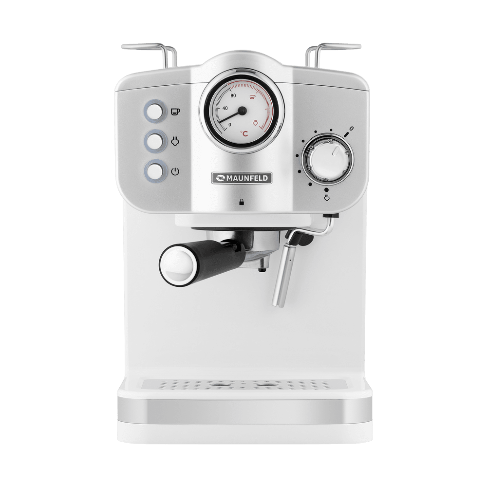 Кофемашина рожкового типа MAUNFELD MF-735WH PRO