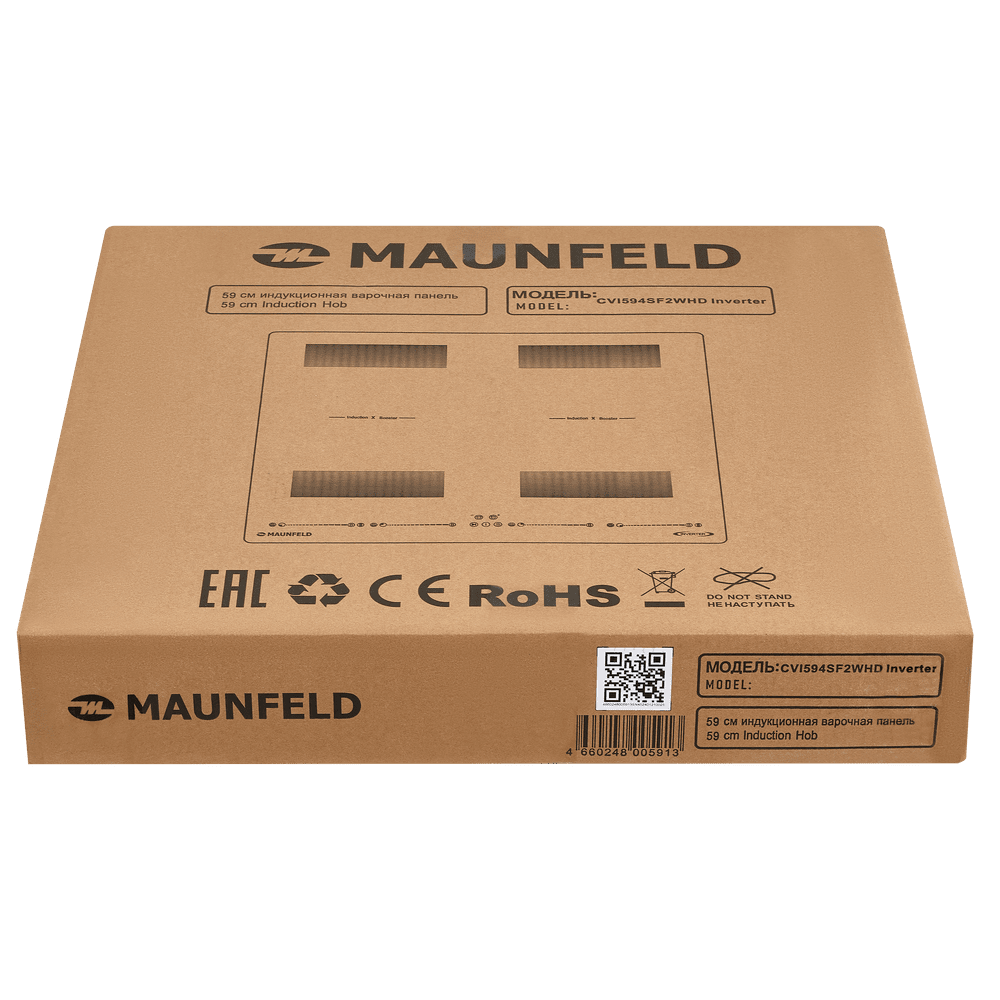 Индукционная варочная панель MAUNFELD CVI594SF2WHD Inverter